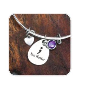 “You Matter” bangle bracelet